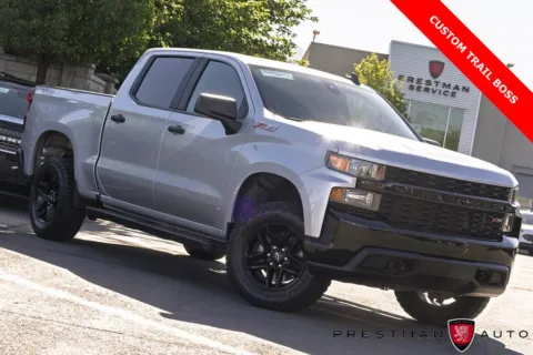 Silver 2021 Chevrolet Silverado 1500 Custom Trail Boss for sale in Salt Lake City, UT