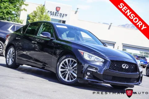 Black 2023 INFINITI Q50 SENSORY for sale in Salt Lake City, UT