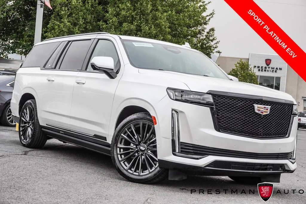 White 2021 Cadillac Escalade ESV Sport Platinum for sale in Salt Lake City, UT