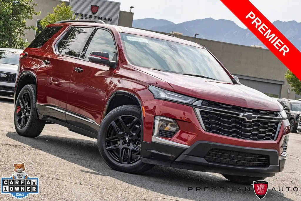 Red 2022 Chevrolet Traverse Premier for sale in Salt Lake City, UT