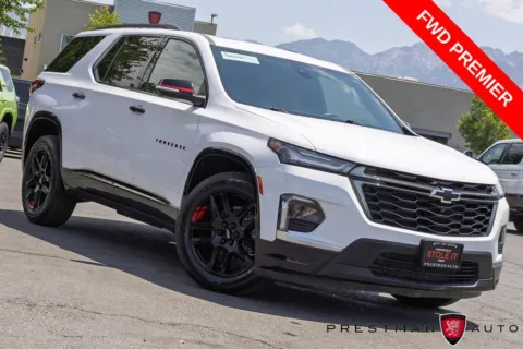 White 2022 Chevrolet Traverse Premier for sale in Salt Lake City, UT