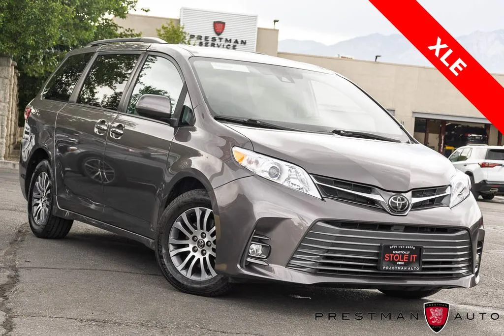 Gray 2020 Toyota Sienna XLE for sale in Salt Lake City, UT
