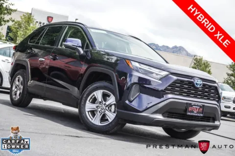 Blue 2022 Toyota RAV4 Hybrid XLE for sale in Salt Lake City, UT
