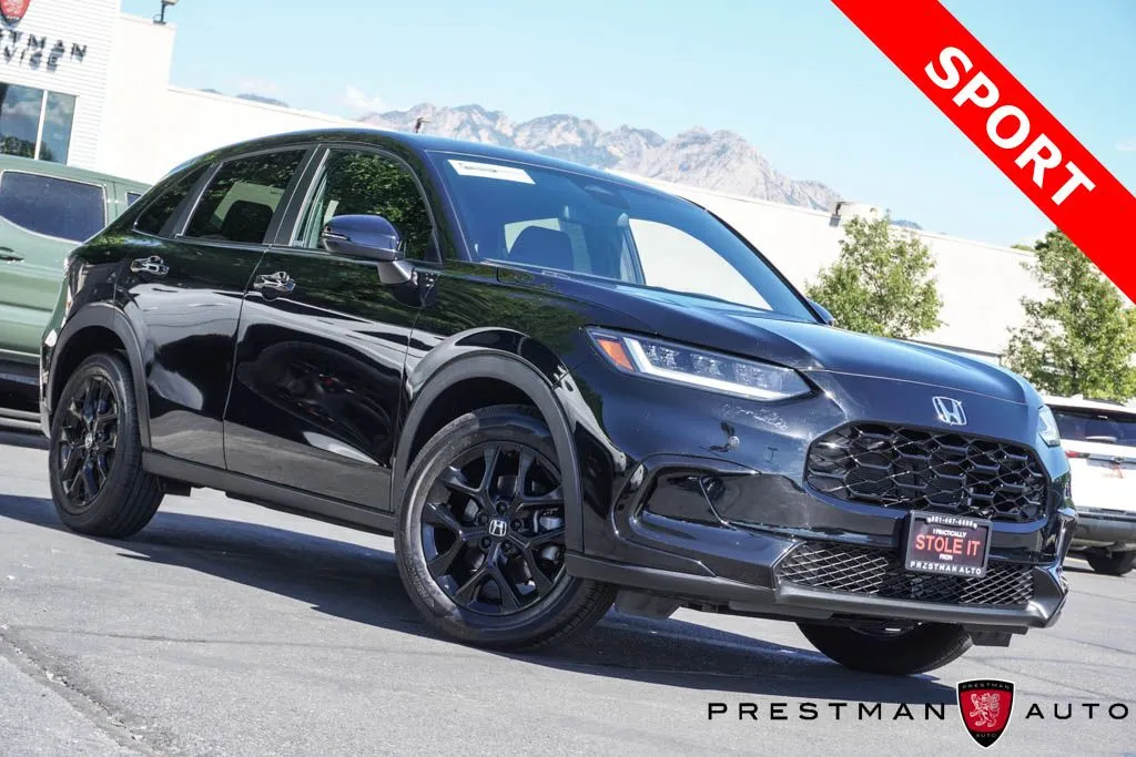Black 2025 Honda HR-V Sport for sale in Salt Lake City, UT