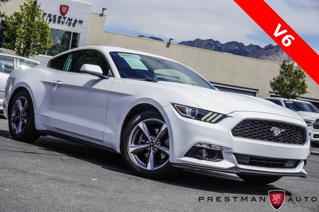 White 2015 Ford Mustang V6 for sale in Salt Lake City, UT