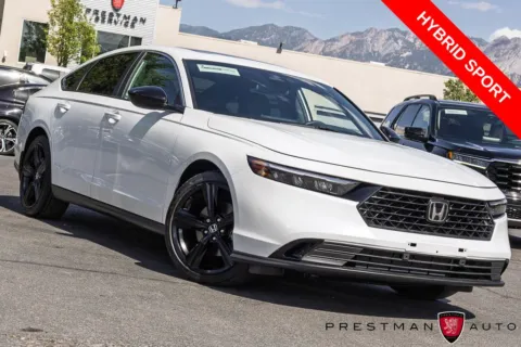 White 2024 Honda Accord Hybrid Sport for sale in Salt Lake City, UT