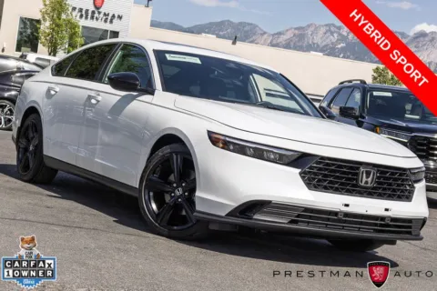 White 2024 Honda Accord Hybrid Sport for sale in Salt Lake City, UT