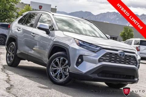 Silver 2023 Toyota RAV4 Hybrid Limited for sale in Salt Lake City, UT