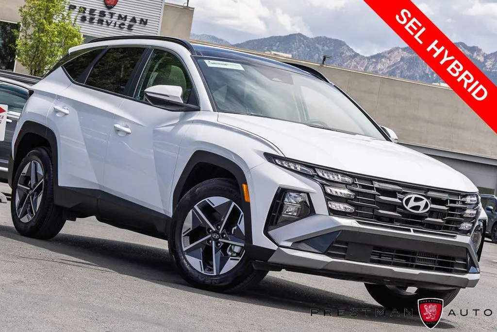 White 2025 Hyundai Tucson Hybrid SEL Convenience for sale in Salt Lake City, UT