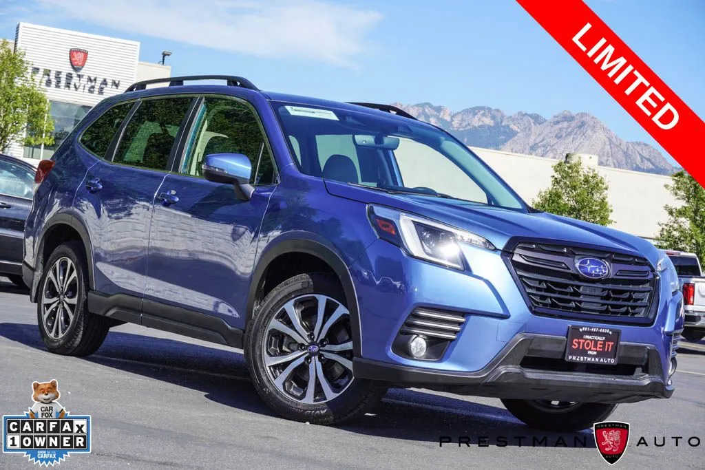 Blue 2022 Subaru Forester Limited for sale in Salt Lake City, UT