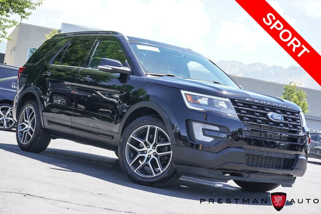 Black 2017 Ford Explorer Sport for sale in Salt Lake City, UT
