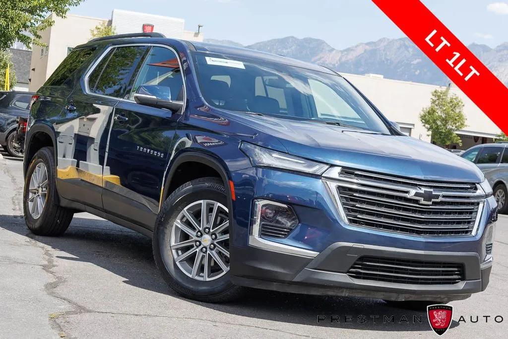 Blue 2022 Chevrolet Traverse LT for sale in Salt Lake City, UT