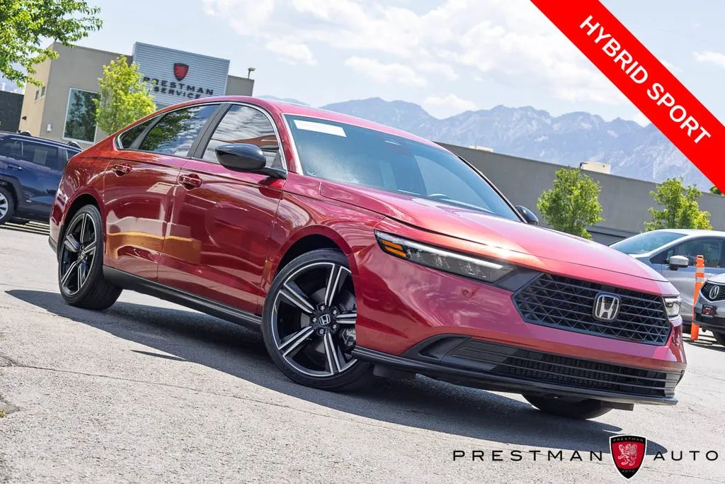 Red 2023 Honda Accord Hybrid Sport for sale in Salt Lake City, UT