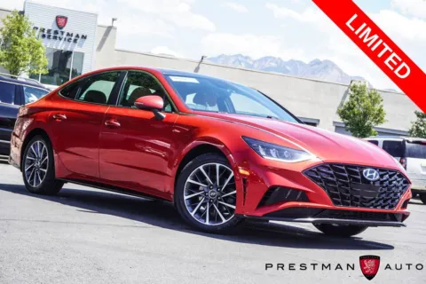 Red 2021 Hyundai Sonata Limited for sale in Salt Lake City, UT
