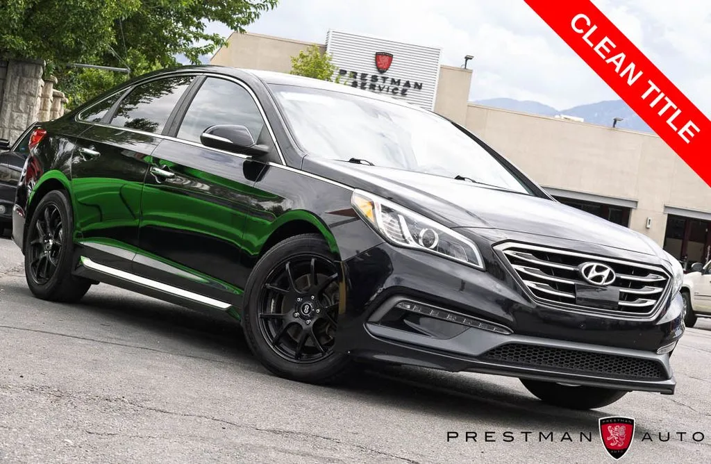 Black 2017 Hyundai Sonata Limited for sale in Salt Lake City, UT