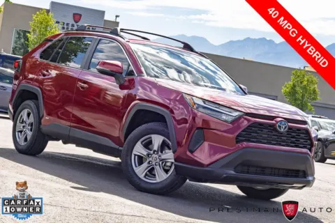 White 2022 Toyota RAV4 Hybrid XLE for sale in Salt Lake City, UT