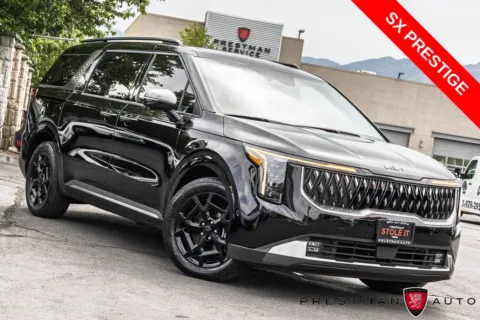 Black 2025 Kia Carnival Hybrid SX Prestige for sale in Salt Lake City, UT