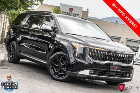 Black 2025 Kia Carnival Hybrid SX Prestige for sale in Salt Lake City, UT
