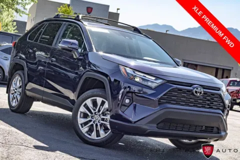 Blue 2024 Toyota RAV4 XLE Premium for sale in Salt Lake City, UT