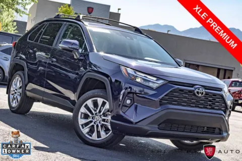 Blue 2024 Toyota RAV4 XLE Premium for sale in Salt Lake City, UT