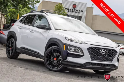 White 2021 Hyundai Kona NIGHT for sale in Salt Lake City, UT