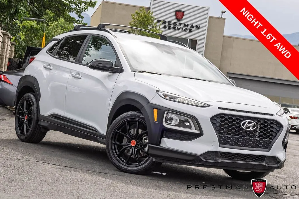 White 2021 Hyundai Kona NIGHT for sale in Salt Lake City, UT