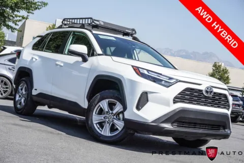 White 2022 Toyota RAV4 Hybrid XLE for sale in Salt Lake City, UT