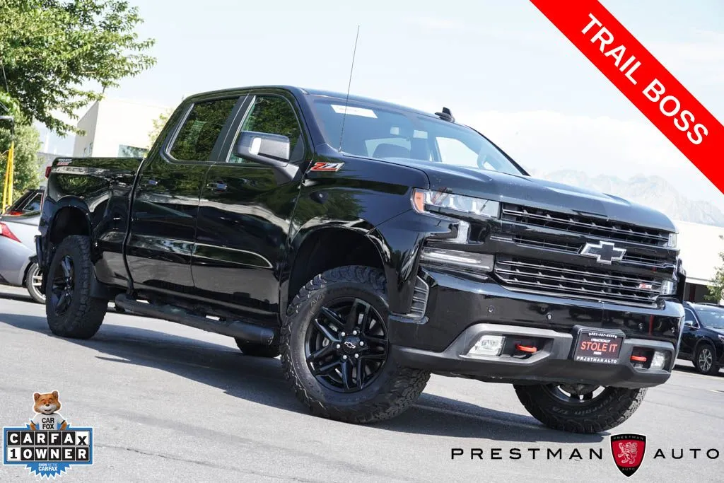 Black 2020 Chevrolet Silverado 1500 LT Trail Boss for sale in Salt Lake City, UT