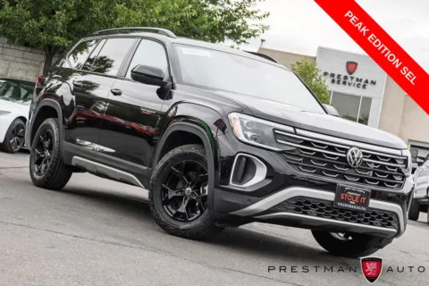 Black 2024 Volkswagen Atlas 2.0T Peak Edition SEL for sale in Salt Lake City, UT