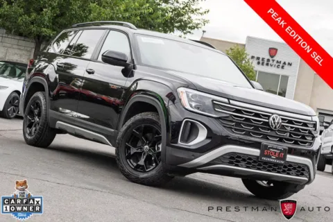 Black 2024 Volkswagen Atlas 2.0T Peak Edition SEL for sale in Salt Lake City, UT