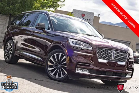 Red 2020 Lincoln Aviator Plug-In Hybrid Black Label Grand Touring for sale in Salt Lake City, UT