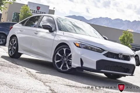 White 2025 Honda Civic Hybrid Sport Touring for sale in Salt Lake City, UT