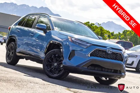 Blue 2024 Toyota RAV4 Hybrid SE for sale in Salt Lake City, UT