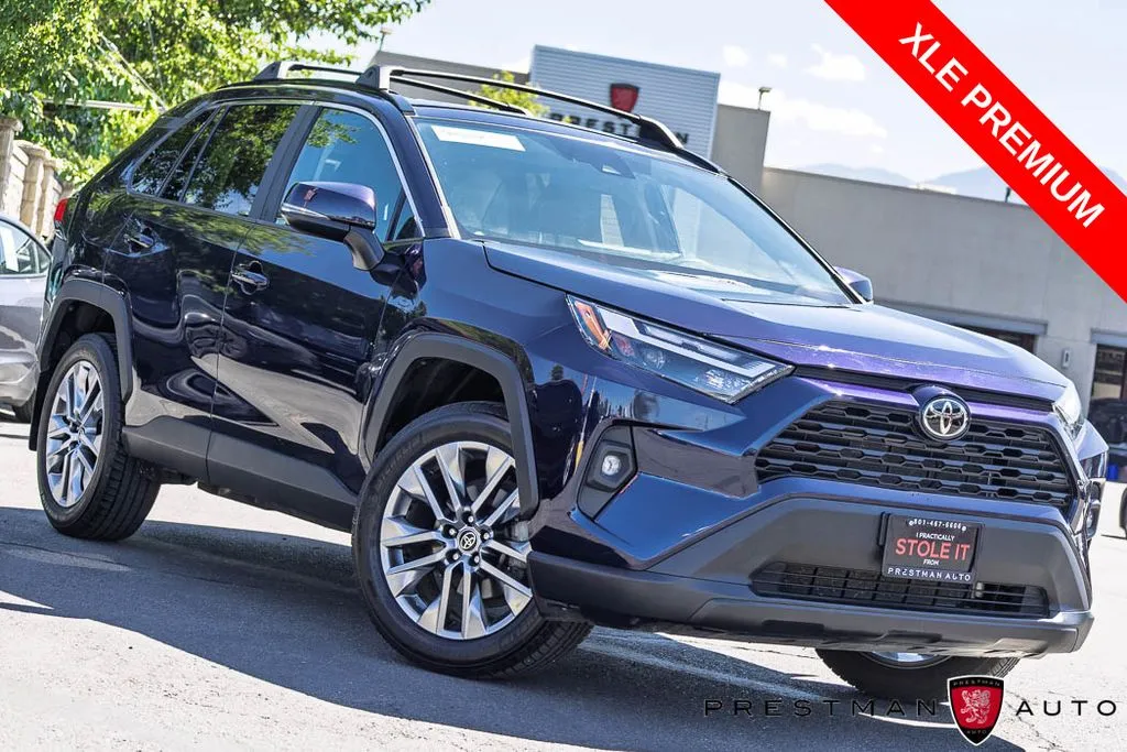 Blue 2022 Toyota RAV4 XLE Premium for sale in Salt Lake City, UT