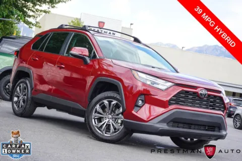 Red 2025 Toyota RAV4 Hybrid XLE Premium for sale in Salt Lake City, UT