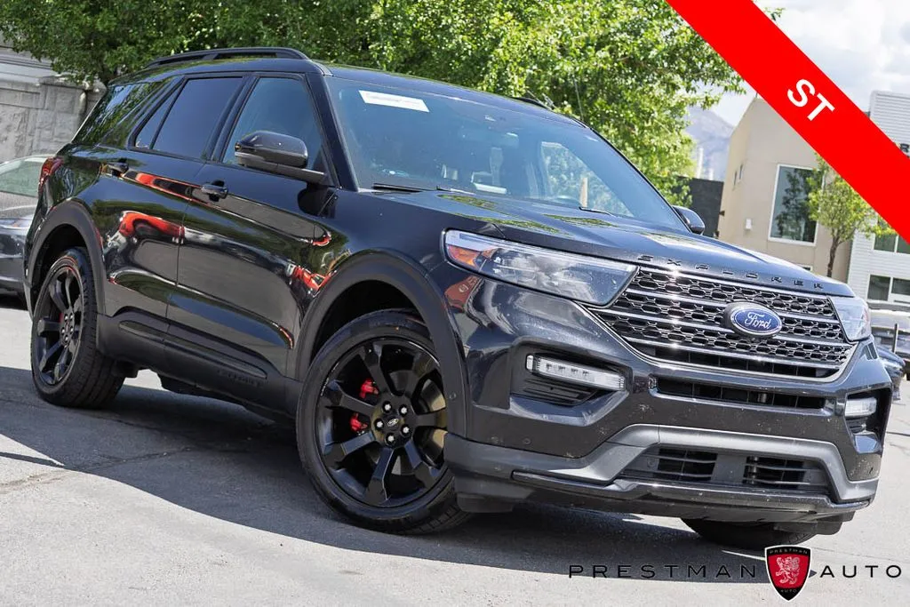 Black 2021 Ford Explorer ST for sale in Salt Lake City, UT