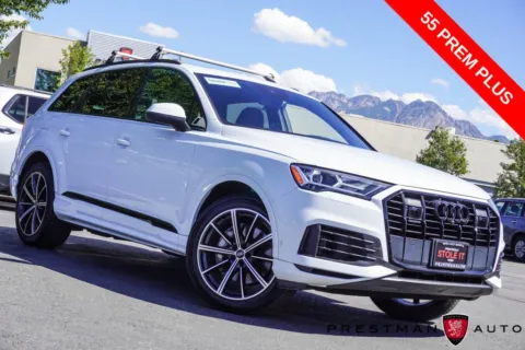 White 2021 Audi Q7 55 Premium Plus for sale in Salt Lake City, UT