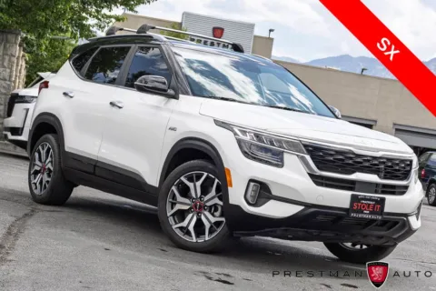 White 2023 Kia Seltos SX for sale in Salt Lake City, UT