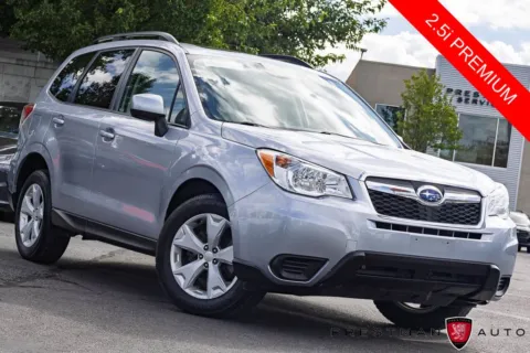 Silver 2015 Subaru Forester 2.5i Premium for sale in Salt Lake City, UT