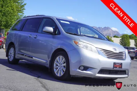 Silver 2015 Toyota Sienna XLE for sale in Salt Lake City, UT