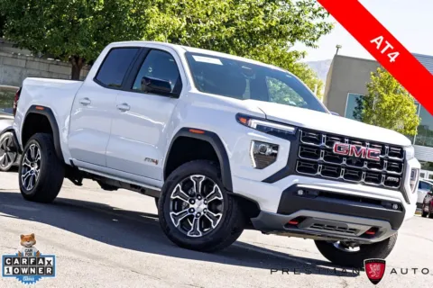 White 2025 GMC Canyon AT4 for sale in Salt Lake City, UT