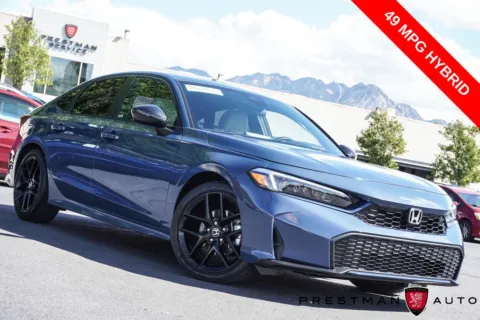 Blue 2025 Honda Civic Hybrid Sport for sale in Salt Lake City, UT