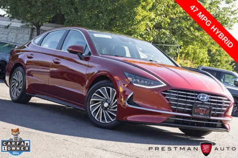 Red 2023 Hyundai Sonata Hybrid Limited for sale in Salt Lake City, UT