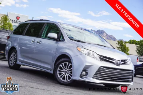 Silver 2020 Toyota Sienna XLE for sale in Salt Lake City, UT