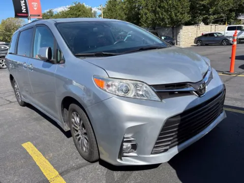 Silver 2020 Toyota Sienna XLE for sale in Salt Lake City, UT