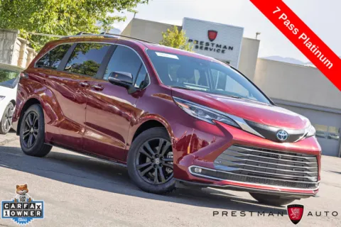Red 2025 Toyota Sienna Platinum for sale in Salt Lake City, UT