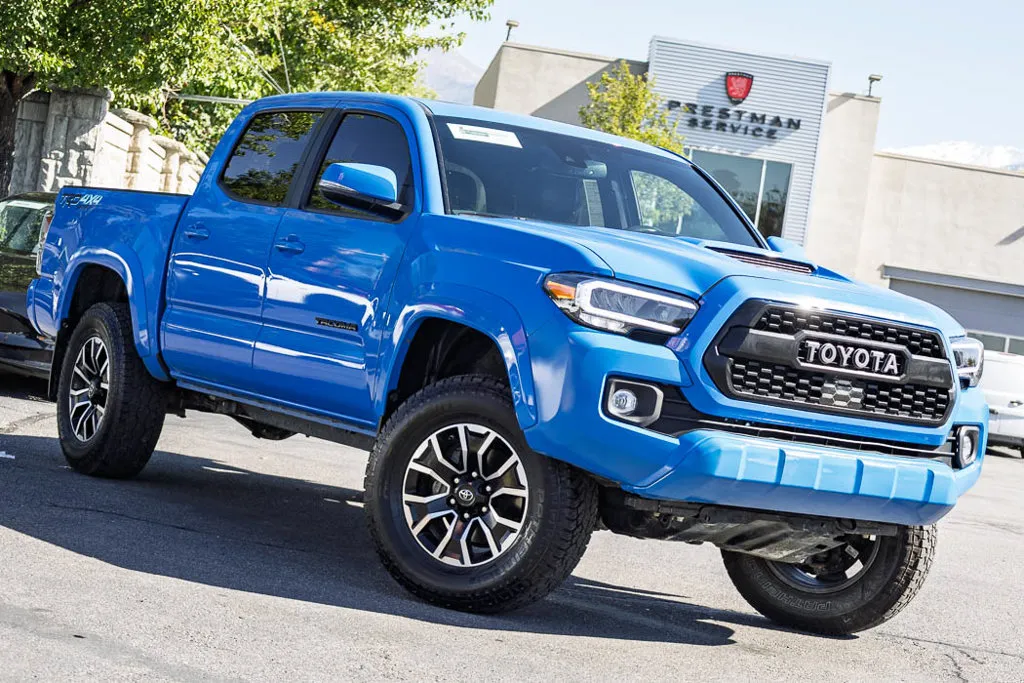 Blue 2021 Toyota Tacoma TRD Sport for sale in Salt Lake City, UT