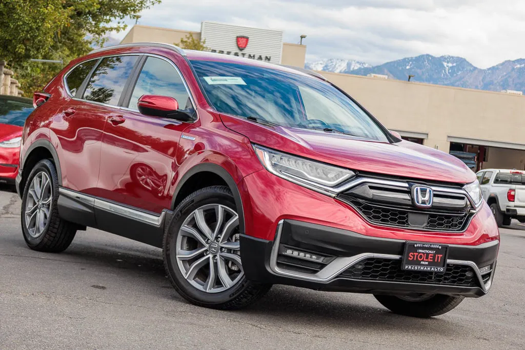 Red 2022 Honda CR-V Hybrid Touring for sale in Salt Lake City, UT