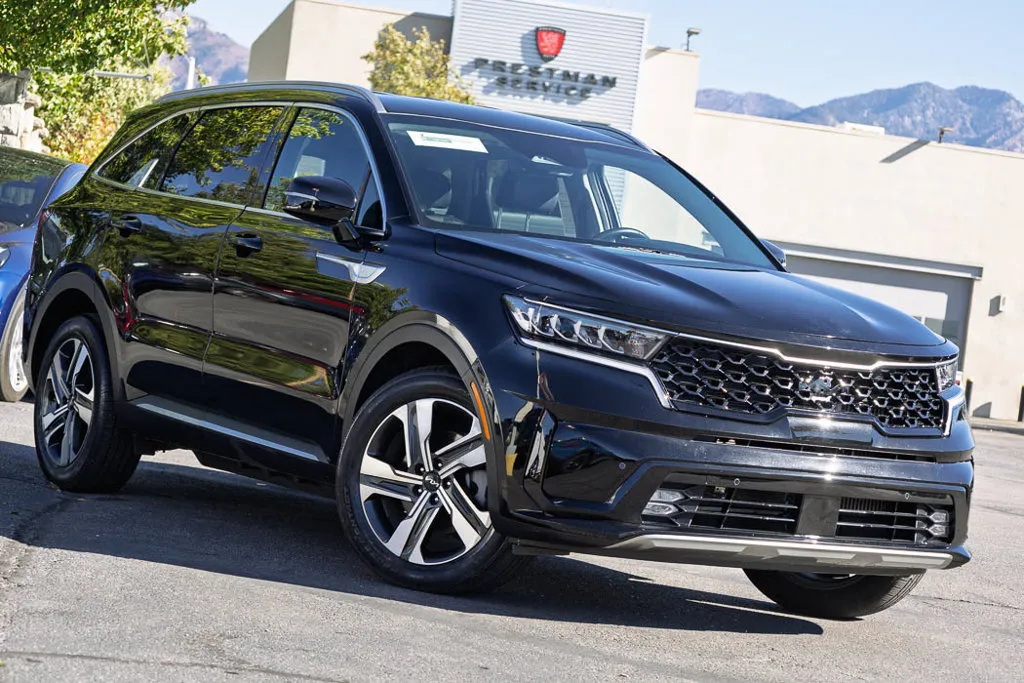 Black 2024 Kia Sorento Hybrid EX for sale in Salt Lake City, UT
