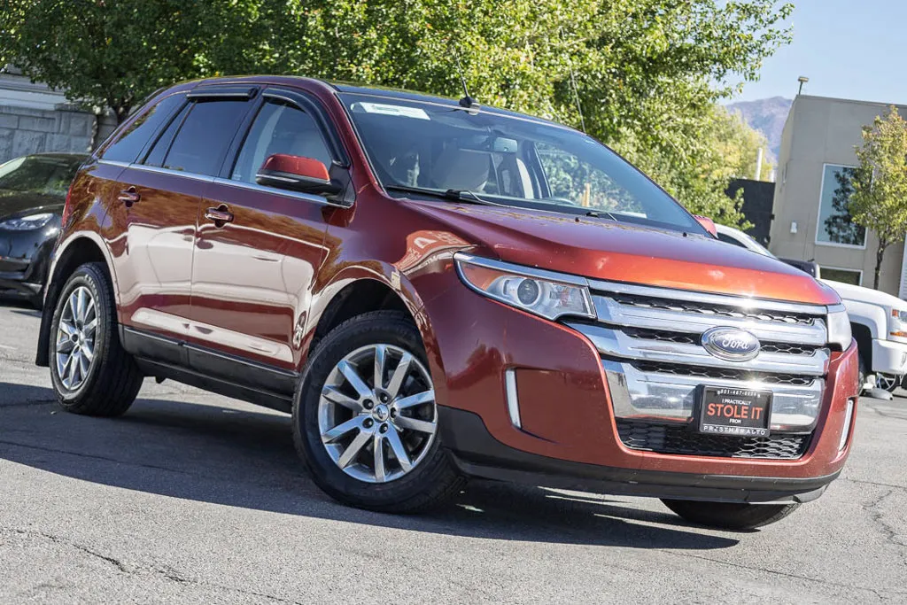 Orange 2014 Ford Edge Limited for sale in Salt Lake City, UT